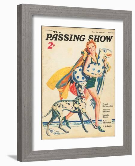 1930s UK The Passing Show Magazine Cover-null-Framed Giclee Print