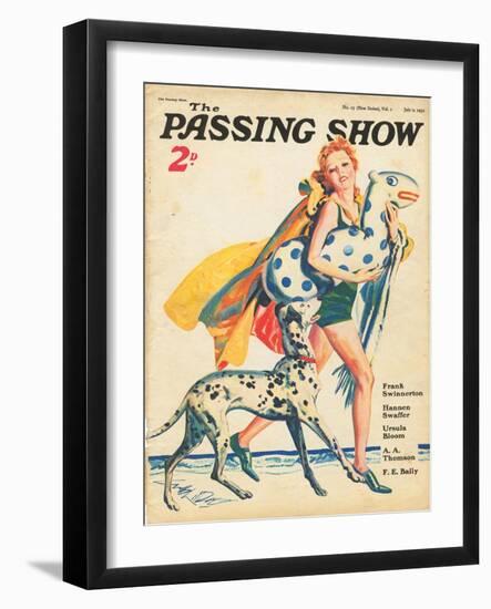 1930s UK The Passing Show Magazine Cover-null-Framed Giclee Print