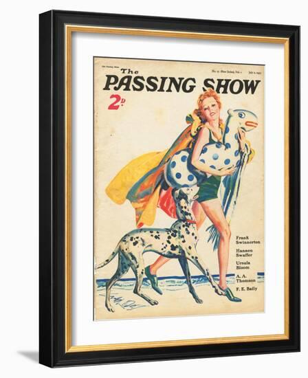 1930s UK The Passing Show Magazine Cover-null-Framed Giclee Print