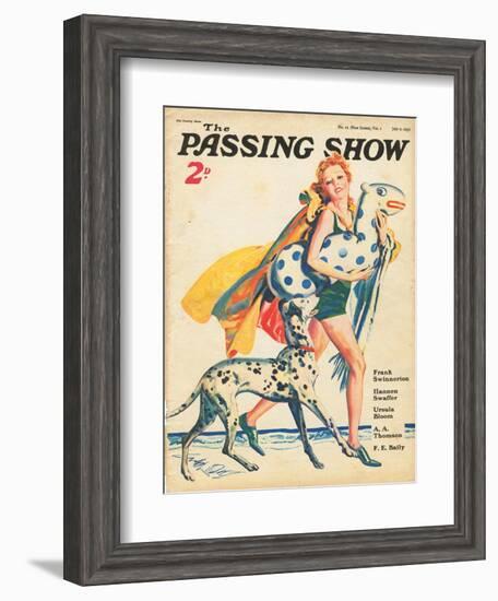 1930s UK The Passing Show Magazine Cover-null-Framed Giclee Print