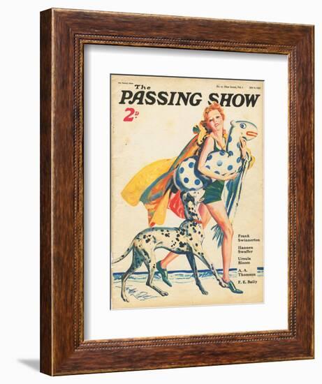 1930s UK The Passing Show Magazine Cover-null-Framed Giclee Print