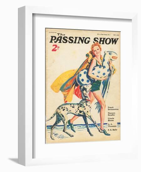 1930s UK The Passing Show Magazine Cover-null-Framed Giclee Print