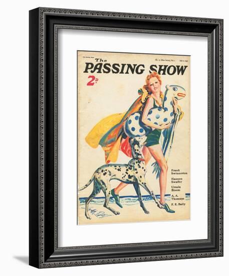 1930s UK The Passing Show Magazine Cover-null-Framed Giclee Print