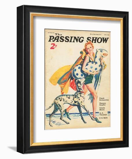 1930s UK The Passing Show Magazine Cover-null-Framed Giclee Print