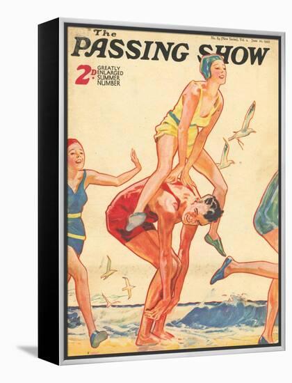 1930s UK The Passing Show Magazine Cover-null-Framed Premier Image Canvas