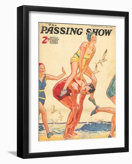 1930s UK The Passing Show Magazine Cover-null-Framed Giclee Print