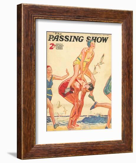 1930s UK The Passing Show Magazine Cover-null-Framed Giclee Print