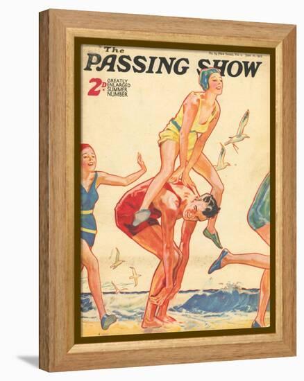 1930s UK The Passing Show Magazine Cover-null-Framed Premier Image Canvas