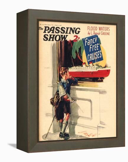 1930s UK The Passing Show Magazine Cover-null-Framed Premier Image Canvas