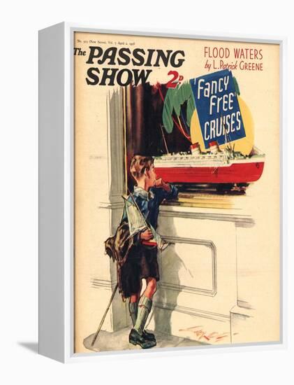 1930s UK The Passing Show Magazine Cover-null-Framed Premier Image Canvas