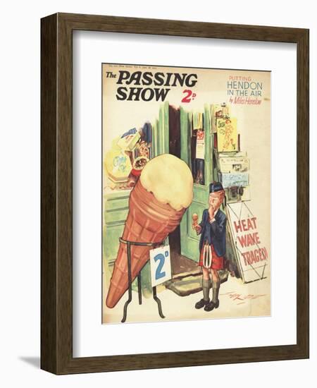 1930s UK The Passing Show Magazine Cover-null-Framed Giclee Print