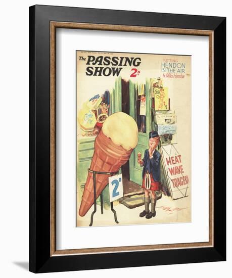 1930s UK The Passing Show Magazine Cover-null-Framed Giclee Print