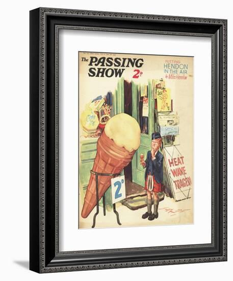 1930s UK The Passing Show Magazine Cover-null-Framed Giclee Print