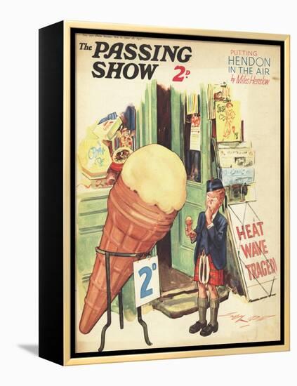 1930s UK The Passing Show Magazine Cover-null-Framed Premier Image Canvas