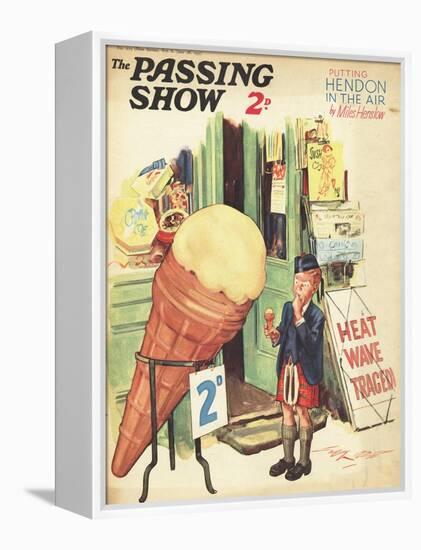 1930s UK The Passing Show Magazine Cover-null-Framed Premier Image Canvas