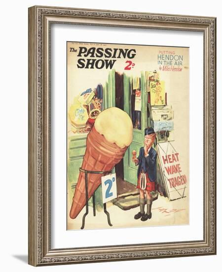 1930s UK The Passing Show Magazine Cover-null-Framed Giclee Print