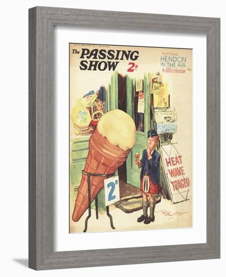 1930s UK The Passing Show Magazine Cover-null-Framed Giclee Print