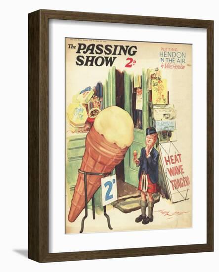 1930s UK The Passing Show Magazine Cover-null-Framed Giclee Print