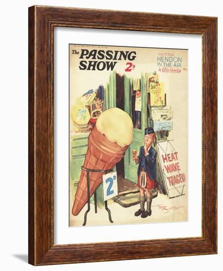 1930s UK The Passing Show Magazine Cover-null-Framed Giclee Print