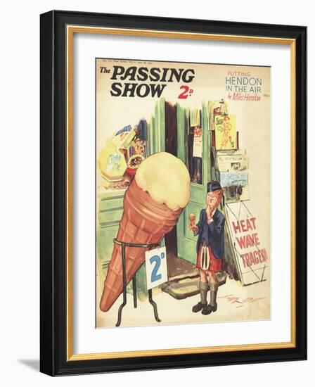 1930s UK The Passing Show Magazine Cover-null-Framed Giclee Print