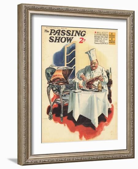 1930s UK The Passing Show Magazine Cover-null-Framed Giclee Print