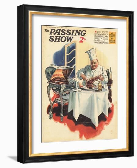 1930s UK The Passing Show Magazine Cover-null-Framed Giclee Print