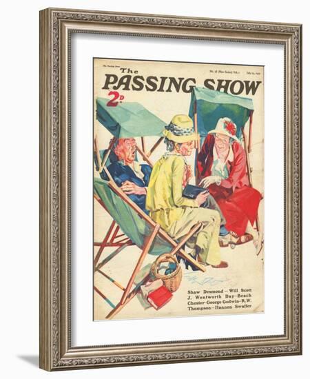 1930s UK The Passing Show Magazine Cover-null-Framed Giclee Print