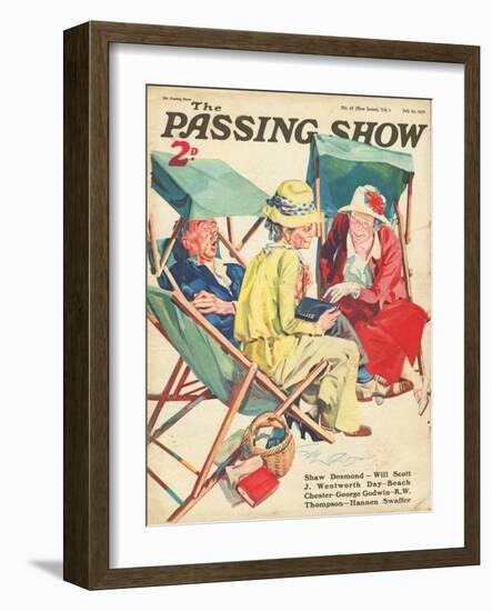 1930s UK The Passing Show Magazine Cover-null-Framed Giclee Print