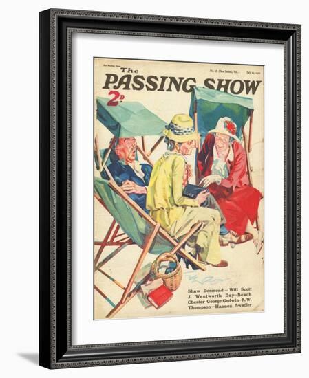 1930s UK The Passing Show Magazine Cover-null-Framed Giclee Print