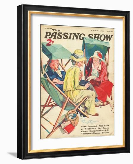 1930s UK The Passing Show Magazine Cover-null-Framed Giclee Print