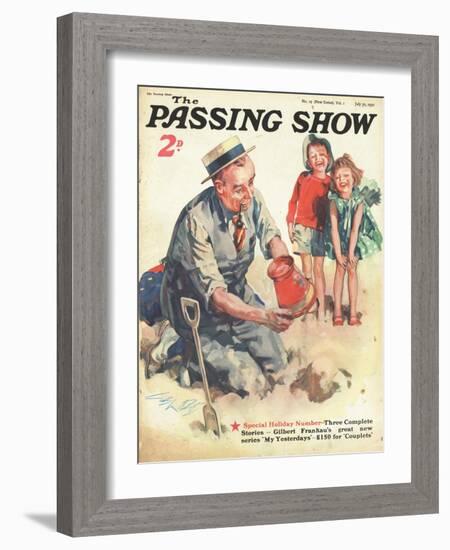 1930s UK The Passing Show Magazine Cover-null-Framed Giclee Print