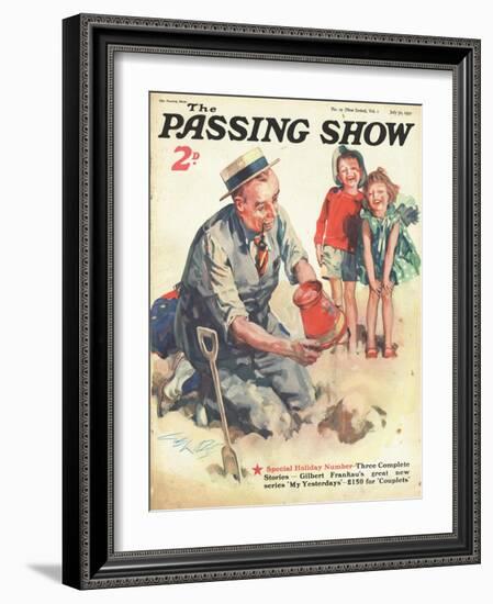 1930s UK The Passing Show Magazine Cover-null-Framed Giclee Print