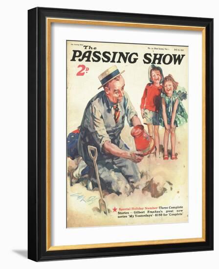 1930s UK The Passing Show Magazine Cover-null-Framed Giclee Print