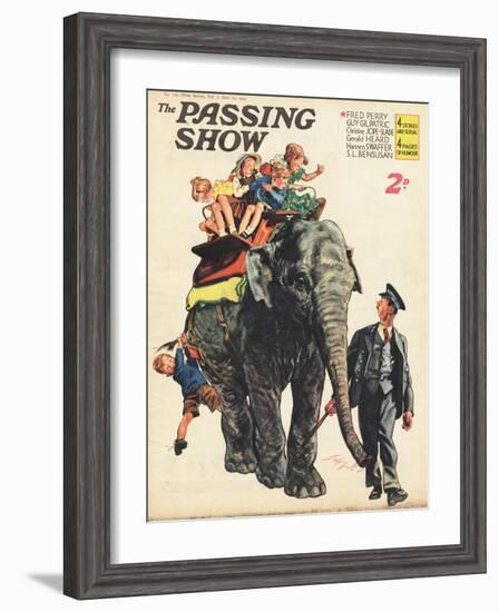 1930s UK The Passing Show Magazine Cover-null-Framed Giclee Print