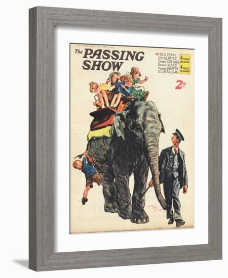 1930s UK The Passing Show Magazine Cover-null-Framed Giclee Print