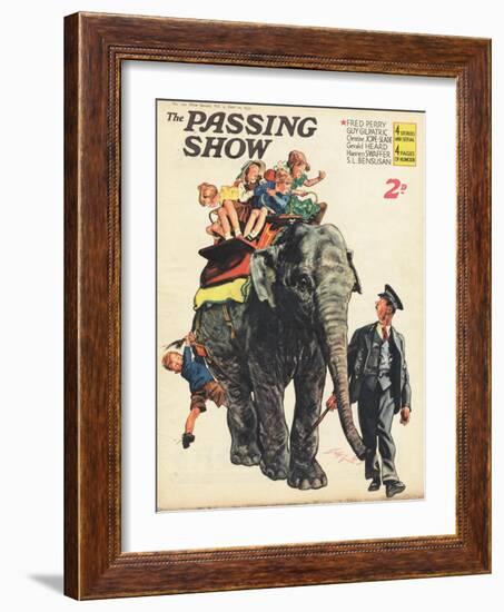 1930s UK The Passing Show Magazine Cover-null-Framed Giclee Print