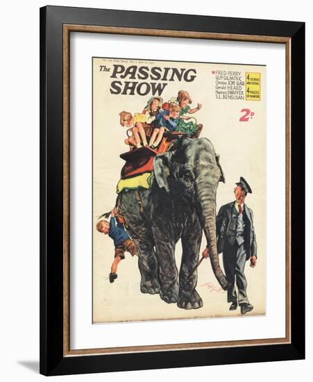 1930s UK The Passing Show Magazine Cover-null-Framed Giclee Print