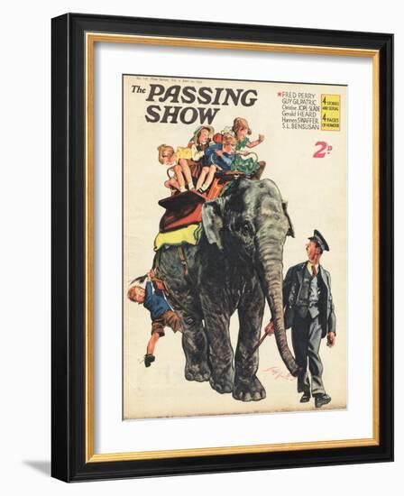 1930s UK The Passing Show Magazine Cover-null-Framed Giclee Print