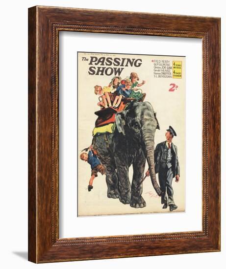 1930s UK The Passing Show Magazine Cover-null-Framed Giclee Print