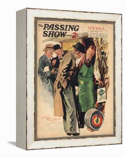 1930s UK The Passing Show Magazine Cover-null-Framed Premier Image Canvas