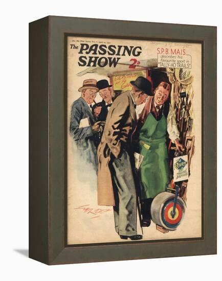 1930s UK The Passing Show Magazine Cover-null-Framed Premier Image Canvas