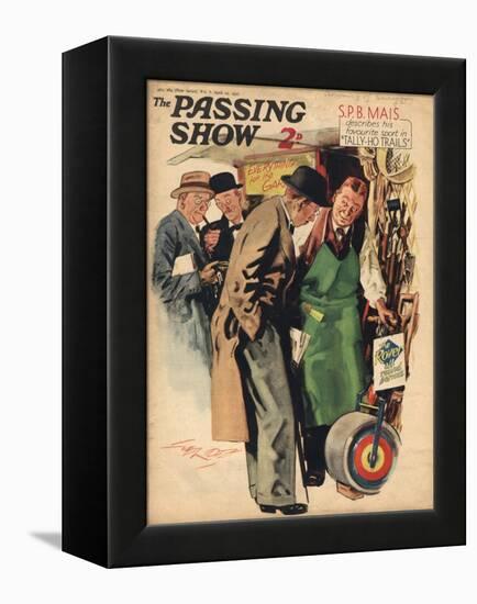 1930s UK The Passing Show Magazine Cover-null-Framed Premier Image Canvas