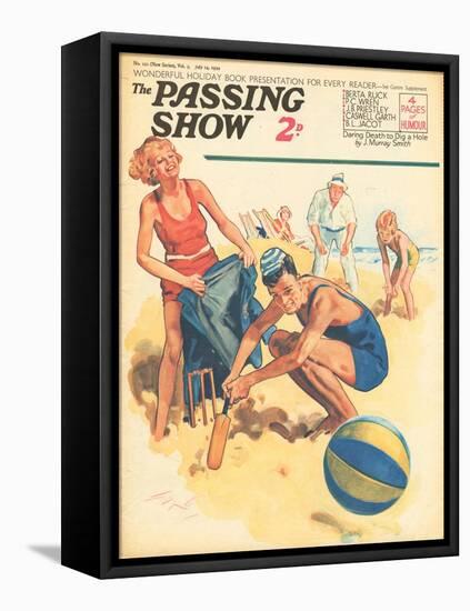 1930s UK The Passing Show Magazine Cover-null-Framed Premier Image Canvas