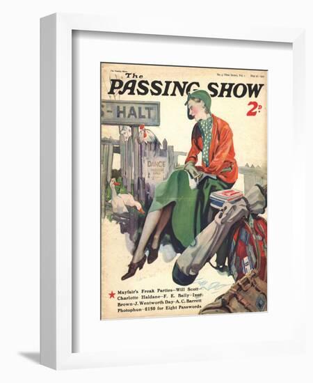 1930s UK The Passing Show Magazine Cover-null-Framed Giclee Print