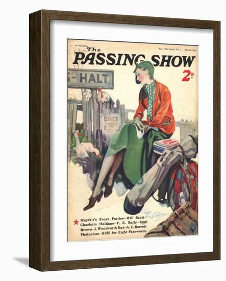 1930s UK The Passing Show Magazine Cover-null-Framed Giclee Print