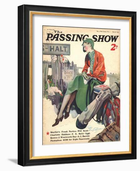 1930s UK The Passing Show Magazine Cover-null-Framed Giclee Print