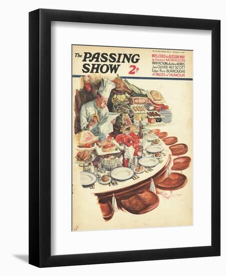 1930s UK The Passing Show Magazine Cover-null-Framed Giclee Print