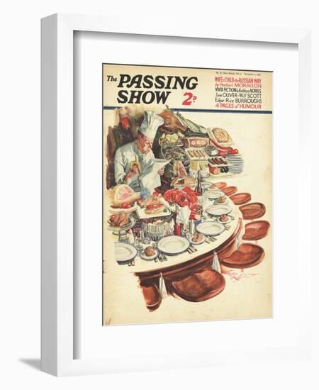 1930s UK The Passing Show Magazine Cover-null-Framed Giclee Print