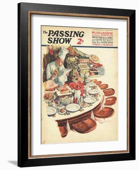 1930s UK The Passing Show Magazine Cover-null-Framed Giclee Print