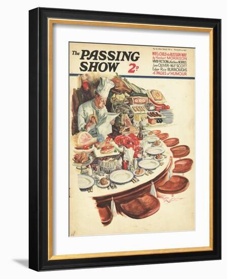 1930s UK The Passing Show Magazine Cover-null-Framed Giclee Print